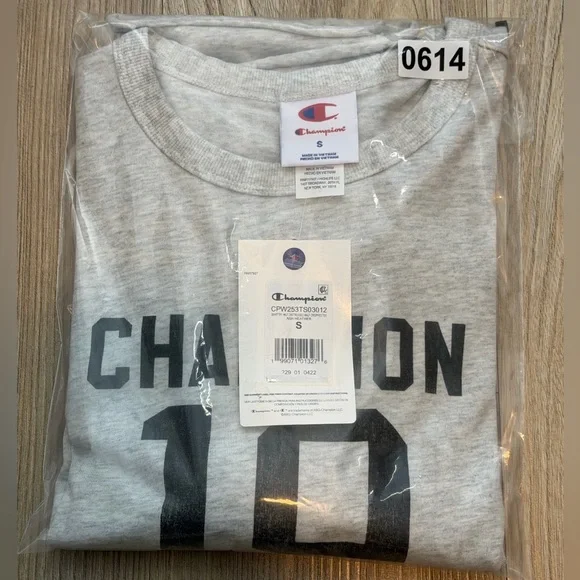 Champion Women's Short Sleeve Cropped T-Shirt - Gray S - Picture 7 of 7